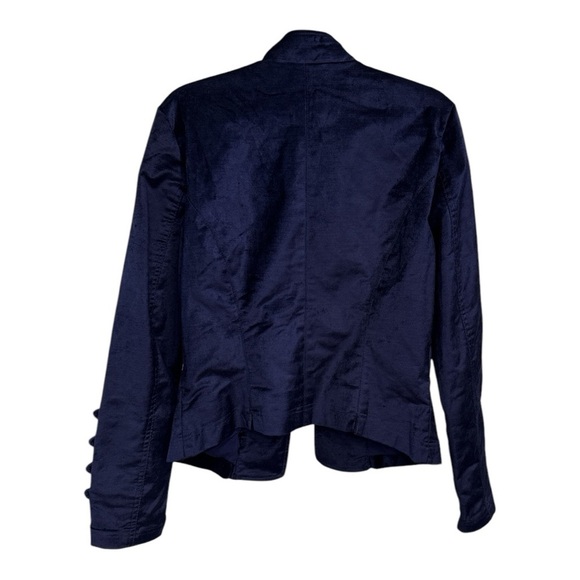 Free People Navy Blazer with Silver Buttons - Picture 6 of 11